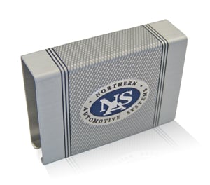 Northern Automotive Systems knurled aluminum finish matchbox