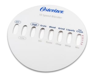 Osterizer 10 speed blender overlay
