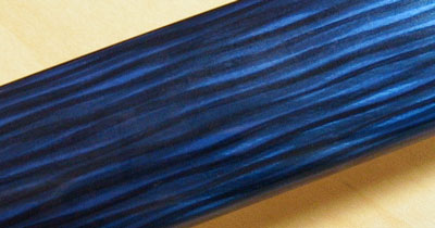 blue organic aluminum finish