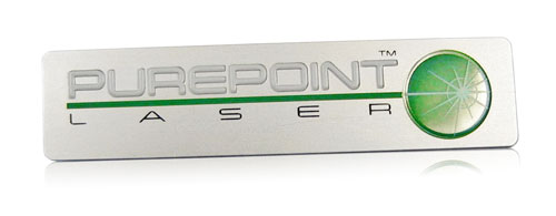 purepoint laser metal nameplate