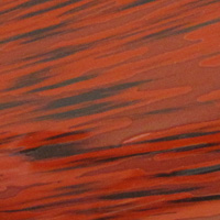 red organic aluminum finish