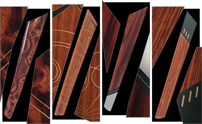 selective inlaid woodgrains