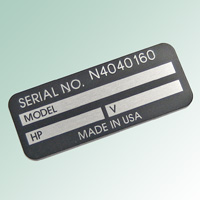 serial plate