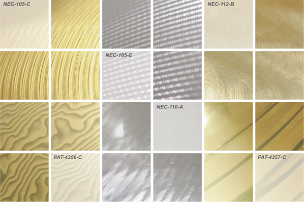 gold and silver aluminum finishes