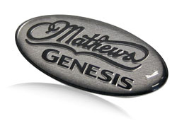 domed Mathews nameplate