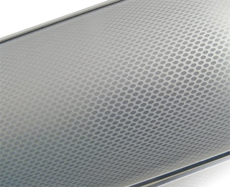 silver stretched oval aluminum pattern | PAT-4402-F