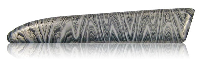 stainless steel damascus aluminum finish