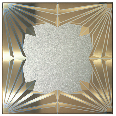 mixed metal ceiling tile