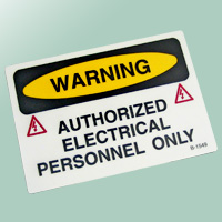 warning label