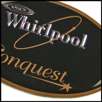 whirlpool domed label