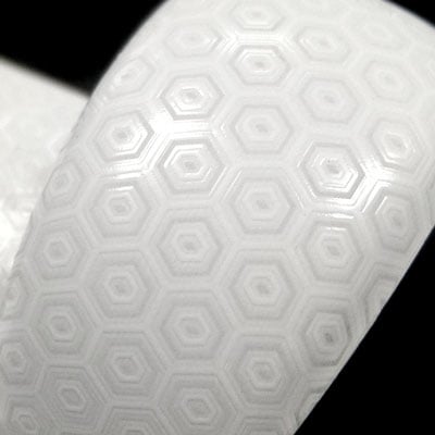 white hex pattern