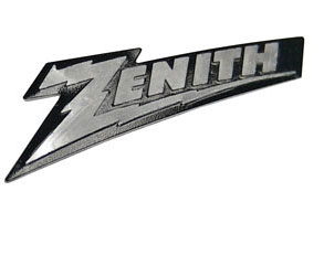 Zenith diamond cut nameplate
