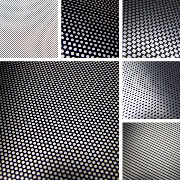 Simplicity Surface Collection | Basic shapes translated to metal patterns