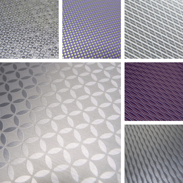 Present Surface Collection | symmetry and flowing lines for metal surfaces