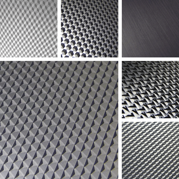 Faceted Surface Collection | 3D effects on aluminum
