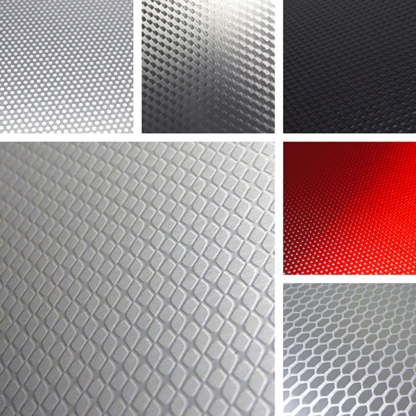Technical Surface Collection | Simple geometric structures on aluminum