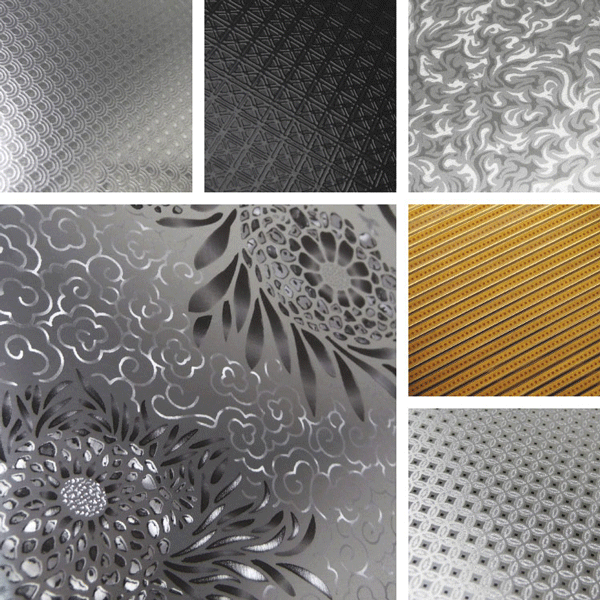 Bejeweled Surface Collection | Intricate detail on metal