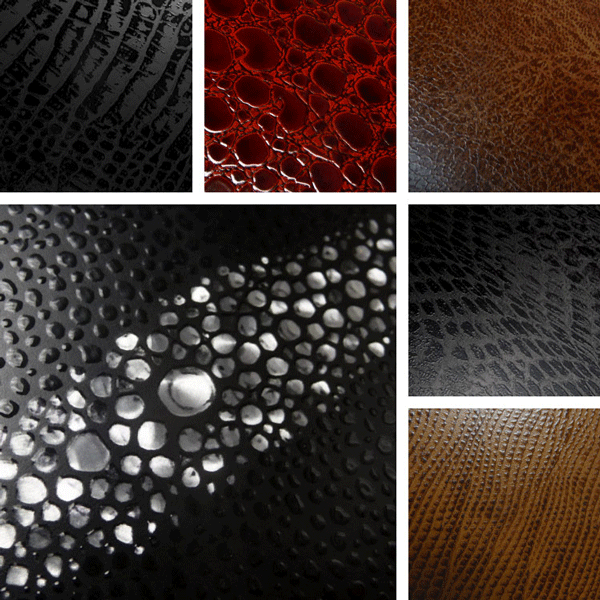 Faux Real Surface Collection | animal skins translated to aluminum patterns