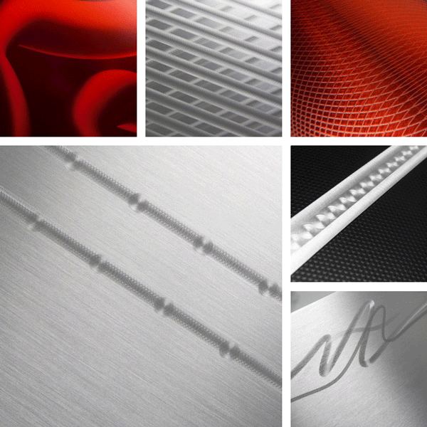 ExtraOrdinary Surface Collection | Machined finishes on aluminum