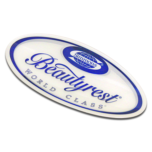 Beautyrest mattress label domed mylar