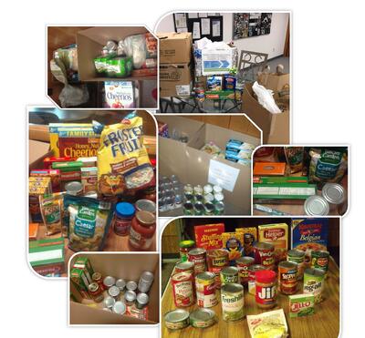 Combined Food Drive images for blog