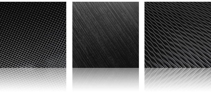 dark aluminum surfaces