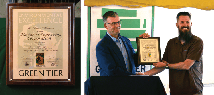 Award Ceremony-Green Tier Plaque