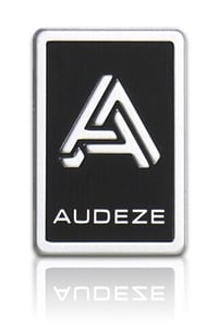 embossed aluminum nameplate for electronic audio headphones